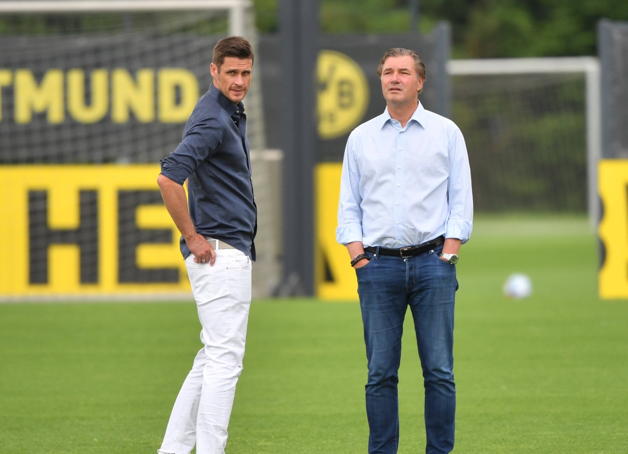 Im Sommer wird Sebastian Kehl (l.) Michael Zorc (r.) erben und neuer Sportdirektor werden.
