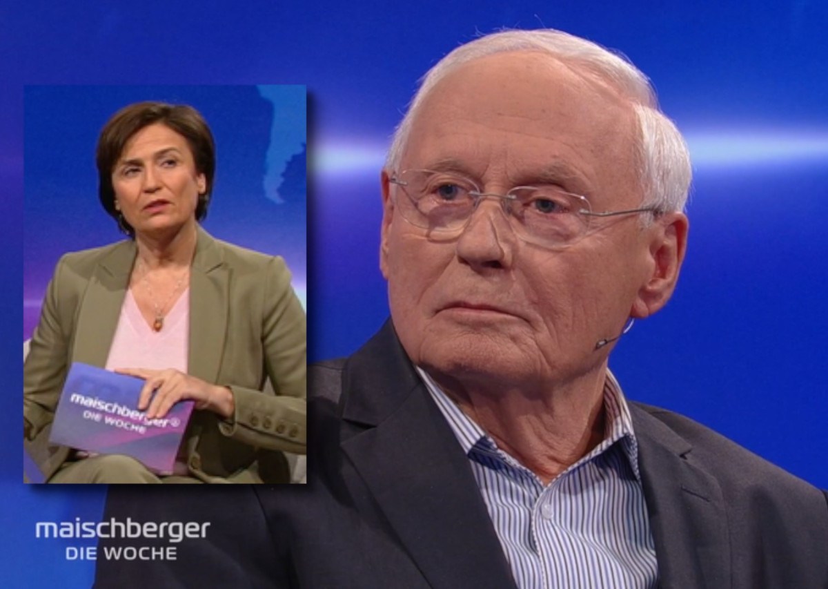 Oskar Lafontaine zu Gast bei Sandra Maischberger.