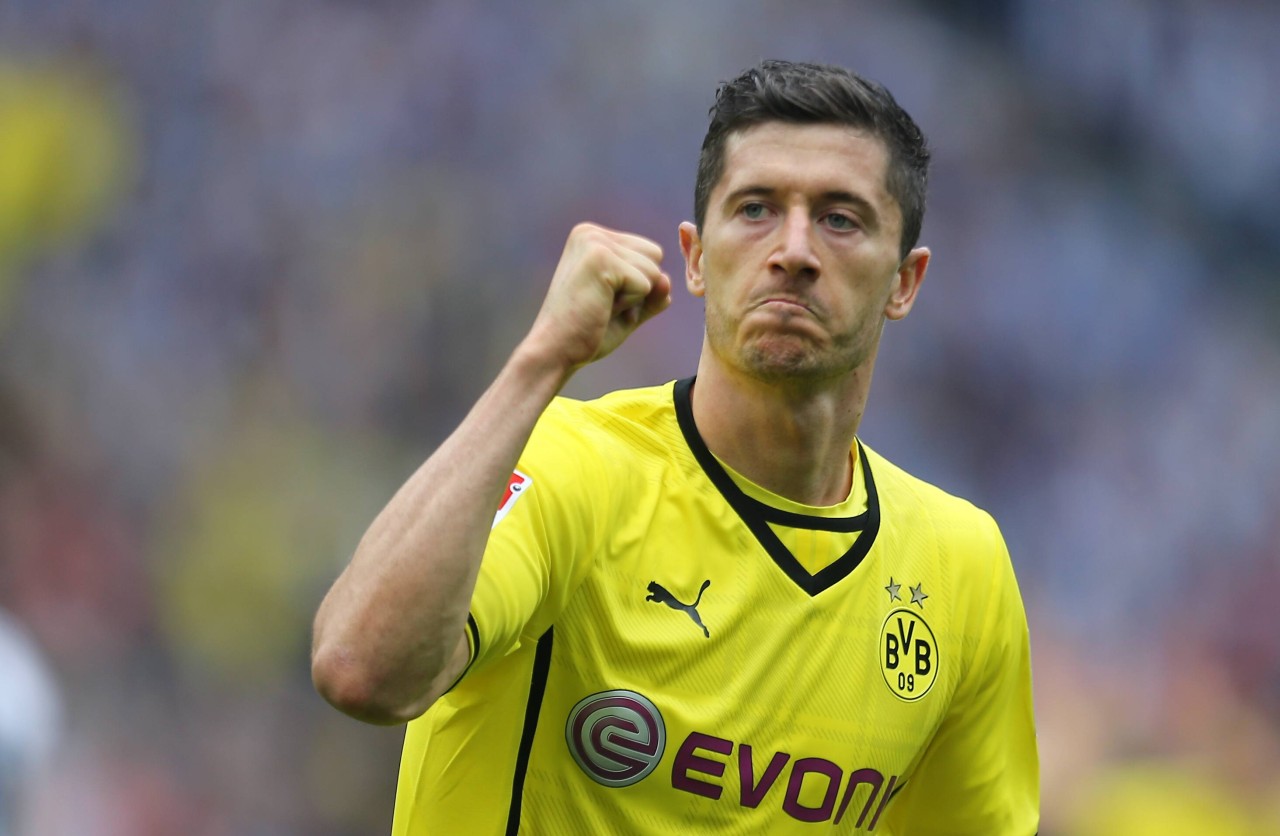 Für den BVB lief Robert Lewandowski 187 Mal auf.