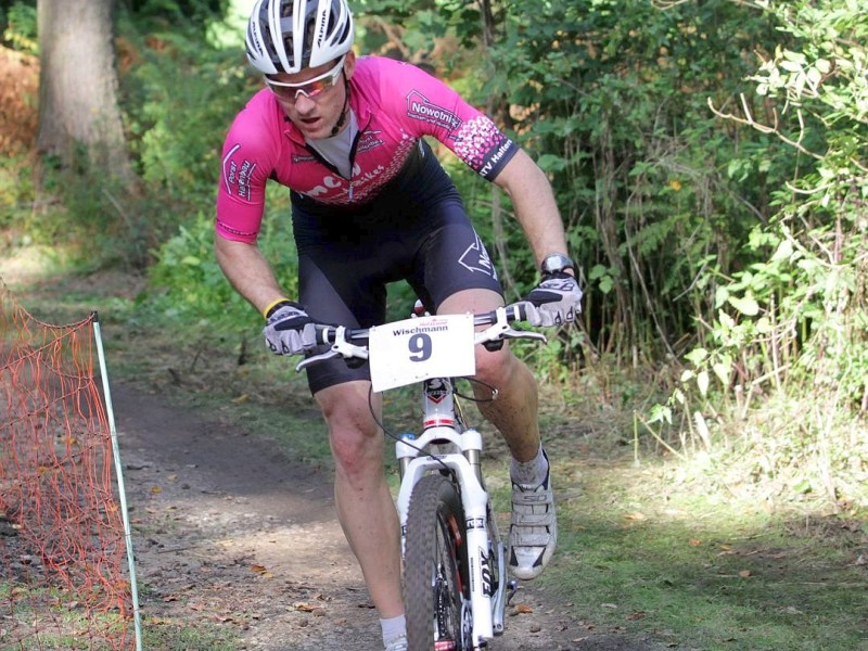 Mountainbike , Finale um den NRW Cup am 30.09.2012 in Haltern am Dachsberg. Markus Möller  ( MCW Trendbikes )Foto: Gerhard Schypulla WAZ FotoPool