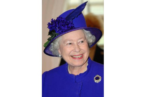 Die Königin hat eine Vorliebe für Hüte ...