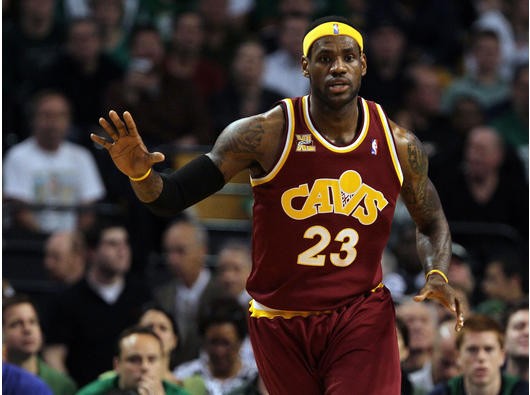 Platz 28: Basketballspieler LeBron James