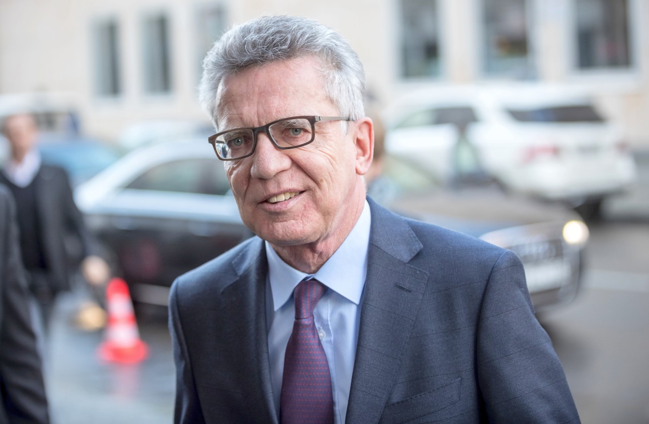 Bundesinnenminister Thomas de Maiziére (CDU).