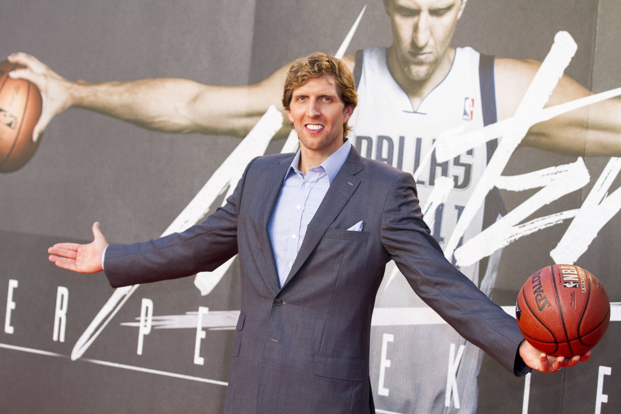 Dirk Nowitzki bei der Premiere seiner Dokumentation „Der perfekte Wurf“.