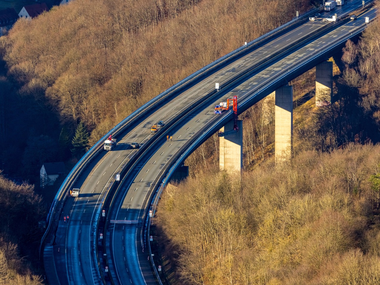 Die Talbrücke Rahmede muss abgerissen werden.