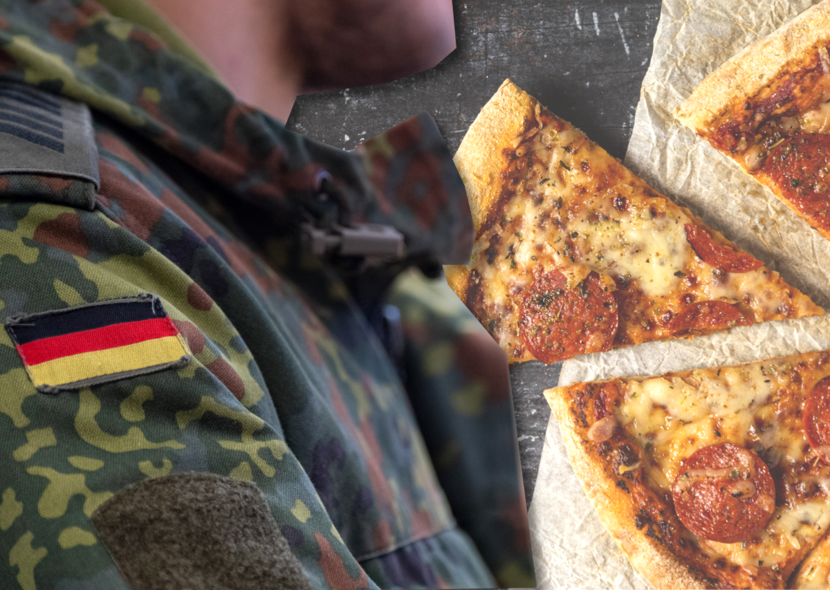 Bundeswehr Pizzakarton