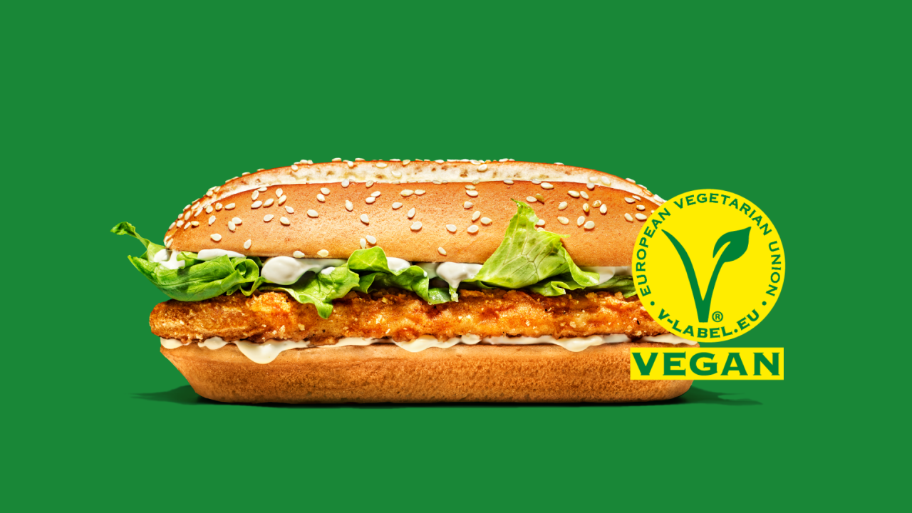 Burger King bringt den "Plant-based Long Chicken“ auf den Markt.
