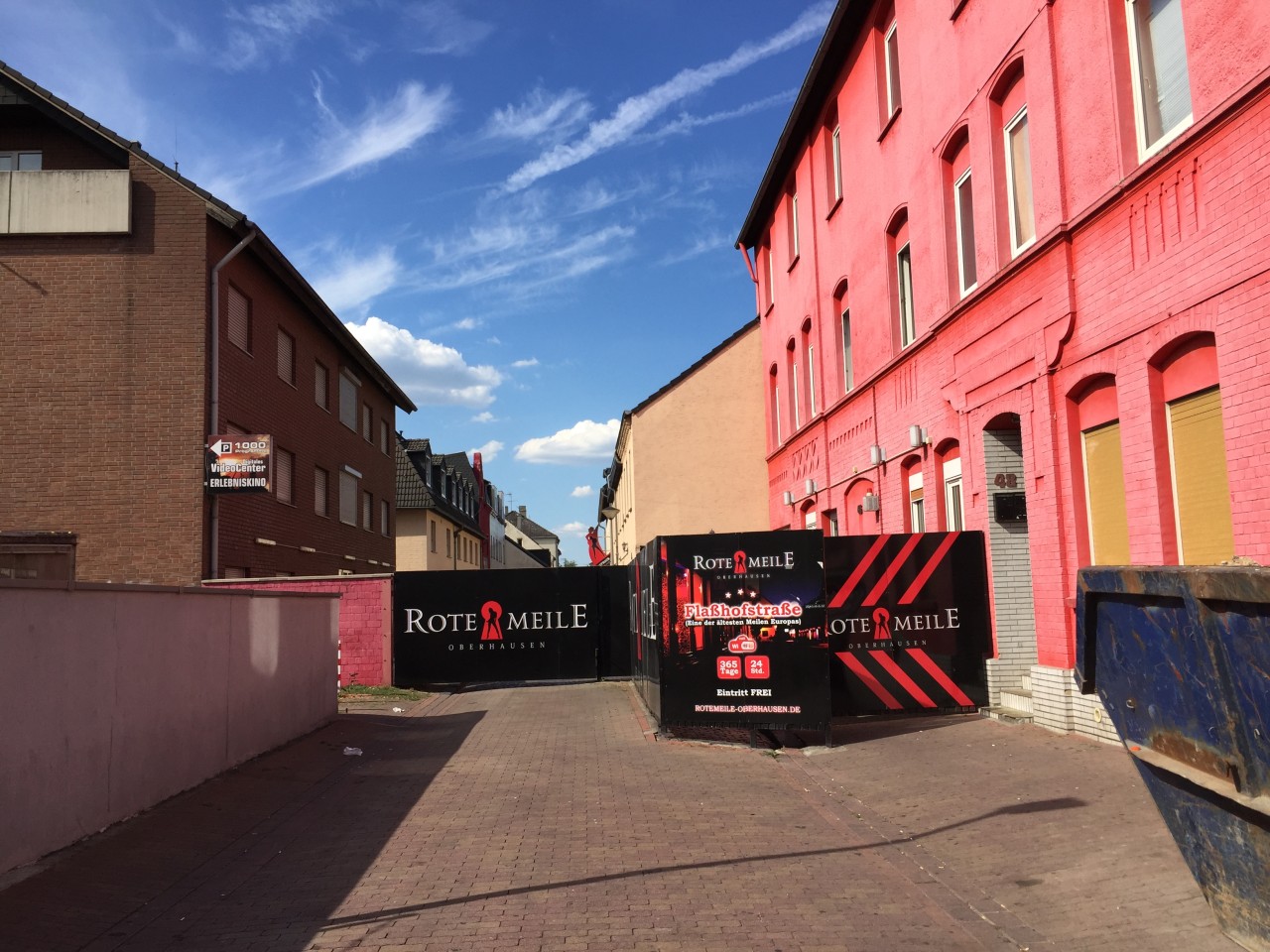 Die Flaßhofstraße ist seit mehr als 50 Jahren Oberhausens Rote Meile.