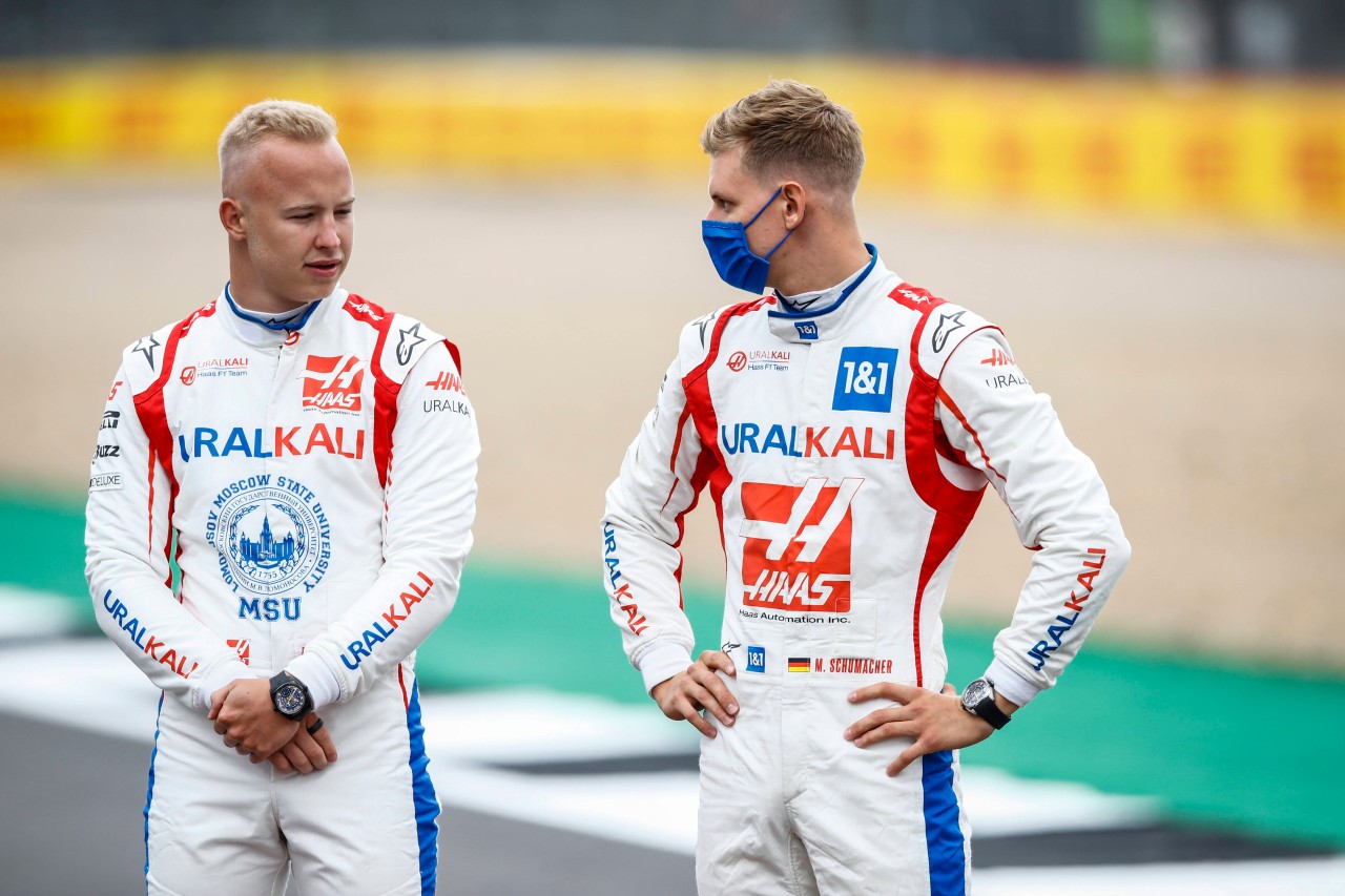 Nikita Mazepin und Mick Schumacher gerieten auf der Strecke schon öfters mal aneinander.