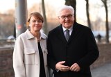 Steinmeier und seine Frau Elke Büdenbender