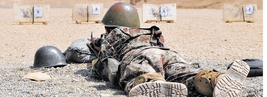 Armeesoldaten in der Ausbildung