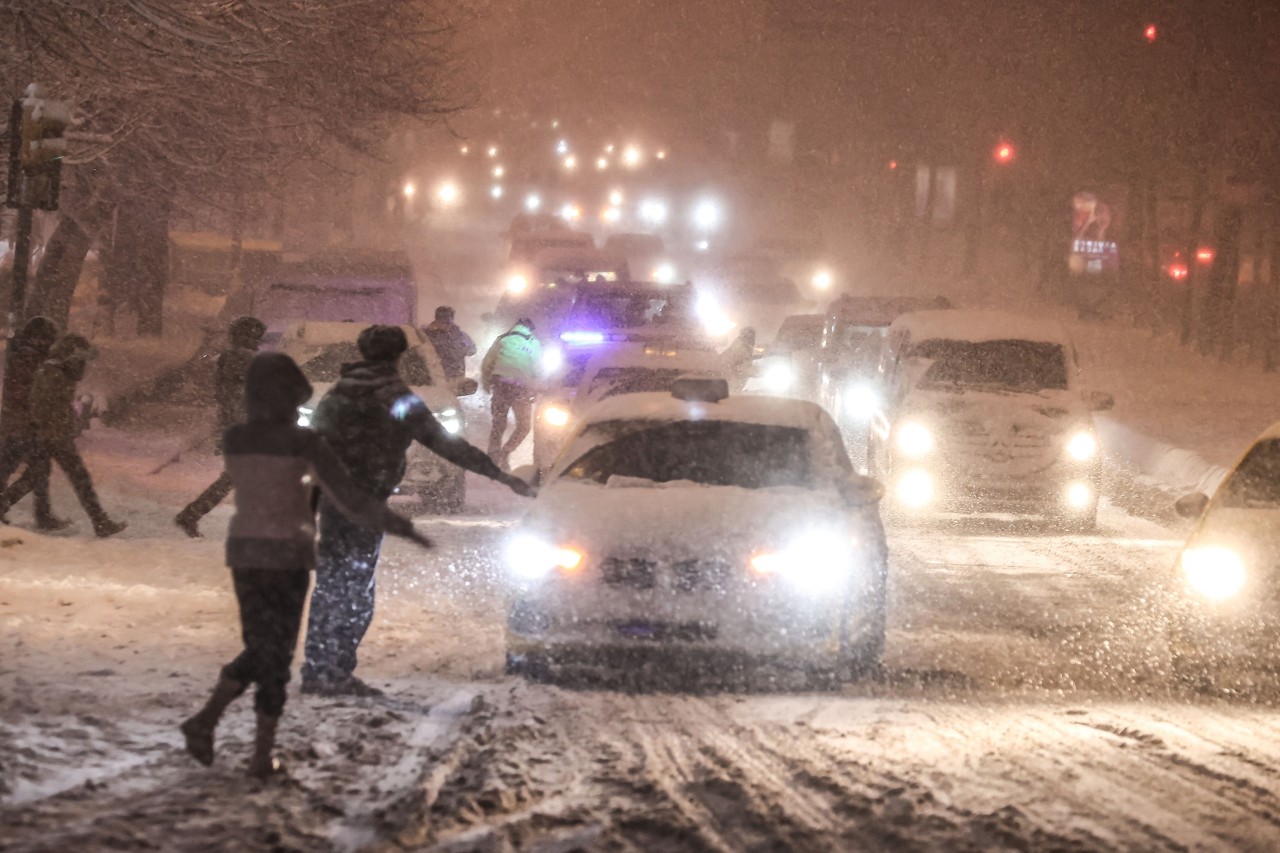 Urlaub in der Türkei: Es herrscht Schnee-Chaos in Istanbul.