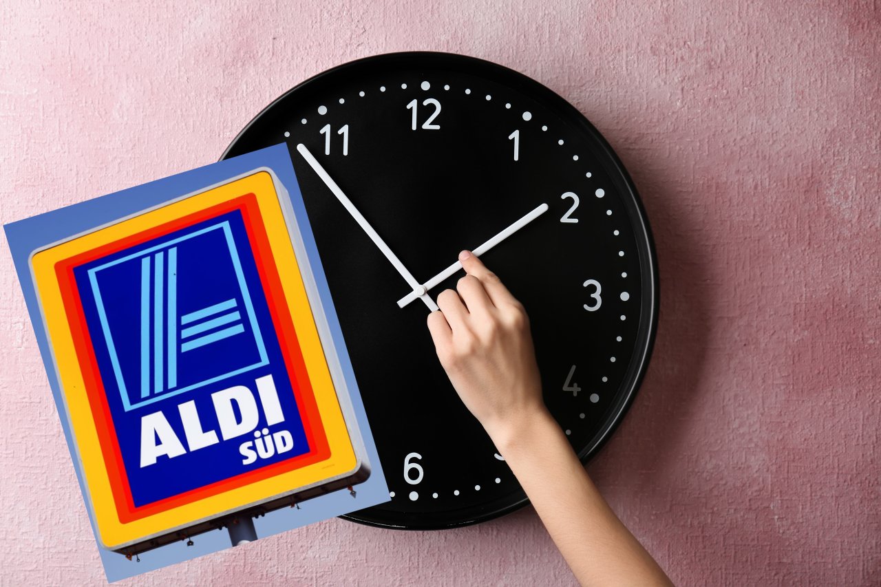 Aldi Kunde will einkaufen doch Öffnungszeiten irritieren ihn