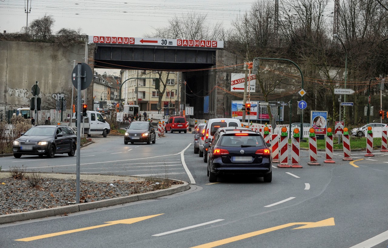 Essen: An einer wichtigen Zufahrt in die Innenstadt beginnt in dieser Woche eine Großbaustelle. (Archivbild)