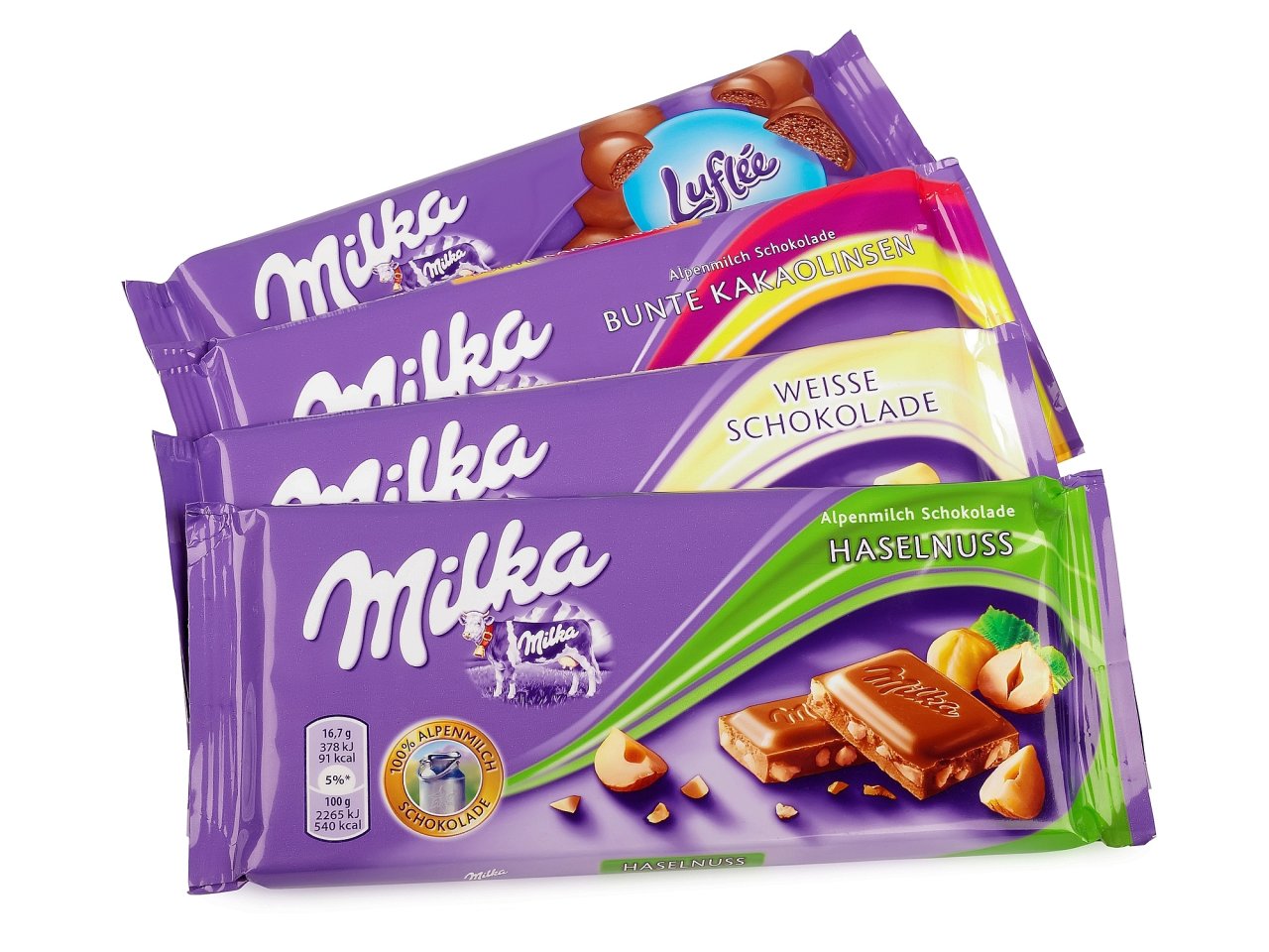 Milka: Immer pro Schokolade weniger Tafel