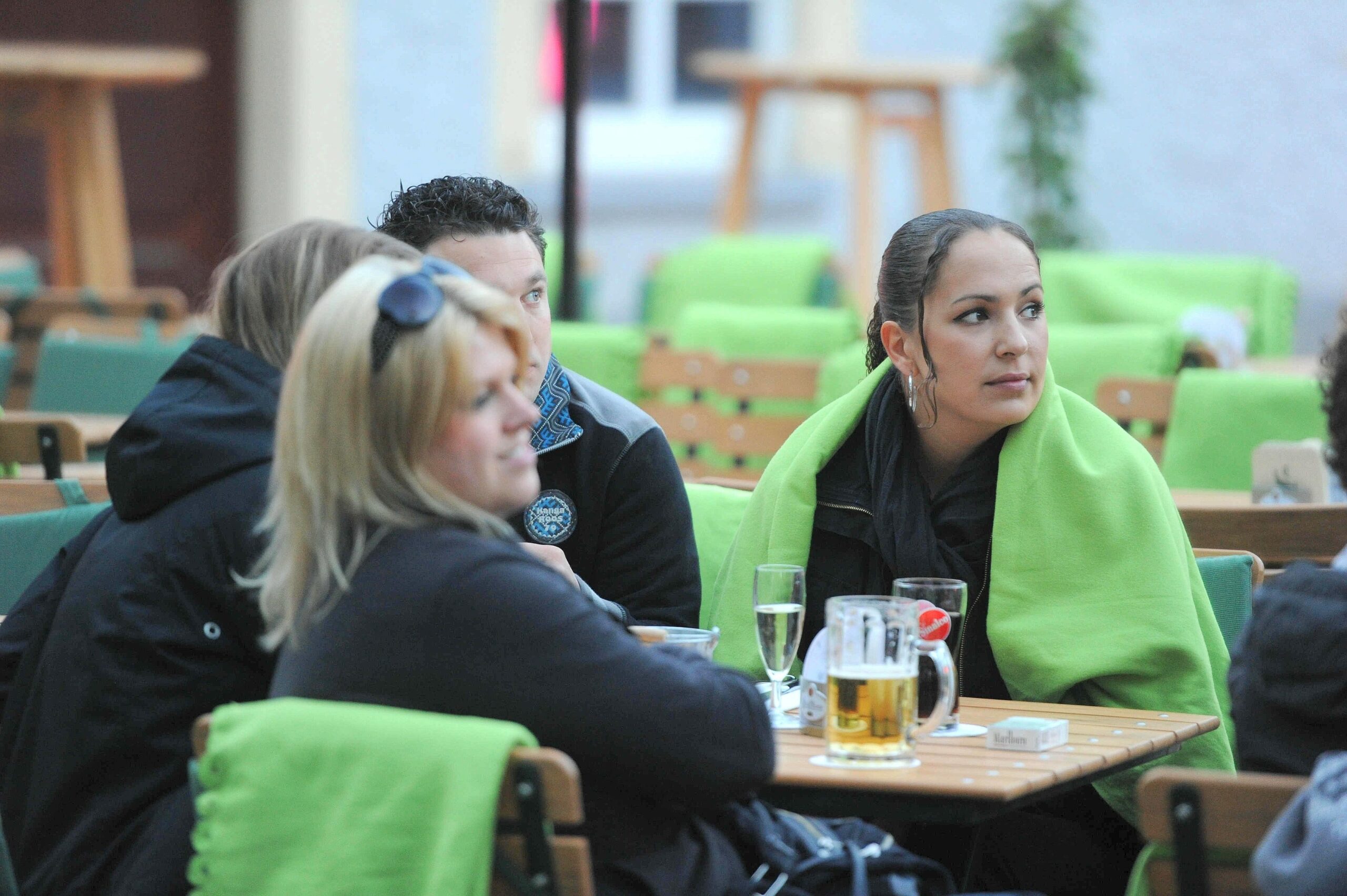 Am Samstag, 14.05.2011 gab es in der Gastwirtschaft Samanns Hof ein Public Viewing. Rudelgucken beim ESC Song Contest in Düsseldorf. Lena schaffte nur den zehnten Platz.Foto: Markus Joosten / WAZ FotoPool.