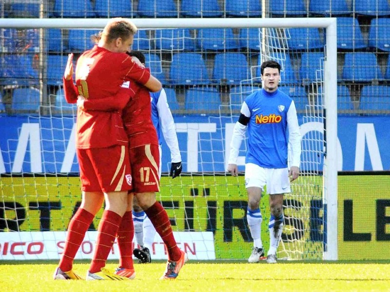 Marcel Maltiz nach dem 0:1 für Regensburg