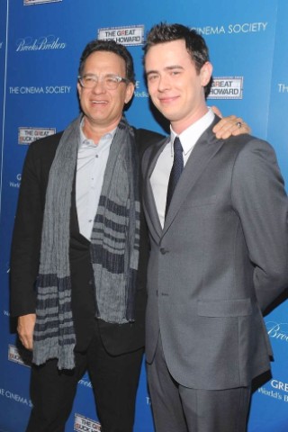In die Fußstapfen des Vaters gestiegen: Schauspieler Tom Hanks mit seinem Sohn Colin, der bereits bei Serien wie Mad Men oder Dexter Gastauftritte hatte.
