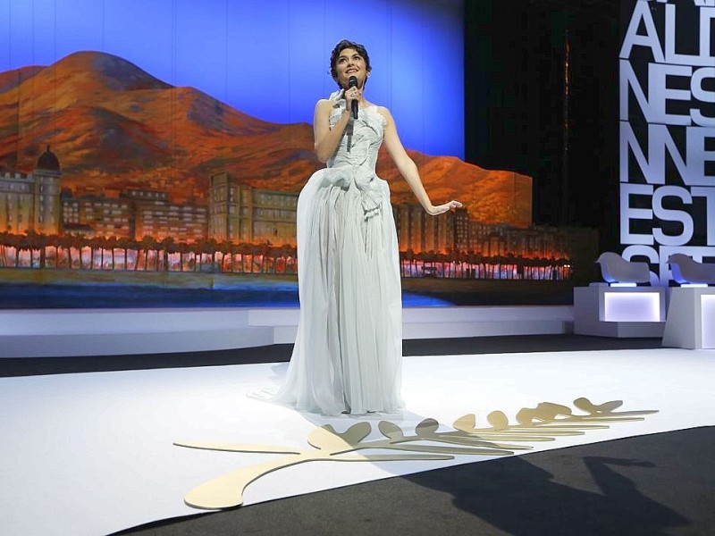 Schauspielerin Audrey Tautou bei der Eröffnung der 66. Filmfestspiele in Cannes.