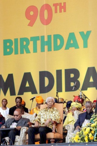 Madiba, wie er in Südafrika genannt wird, feierte seinen 90. Geburtstag mit einem großen Fest.