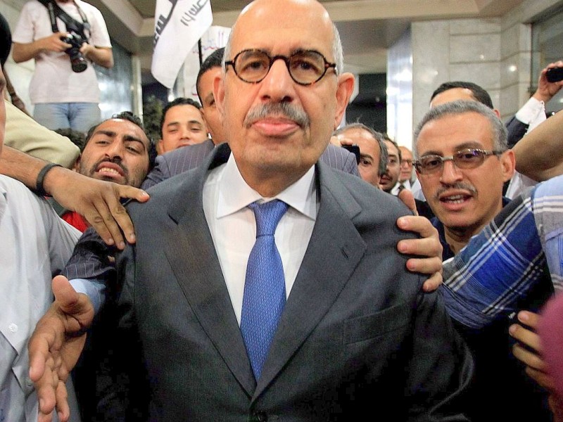 Oppostionsführer Mohammed ElBaradei hat am Übergangsplan zu Neuwahlen mitgewirkt (Archiv-Foto vom April diese 2013).