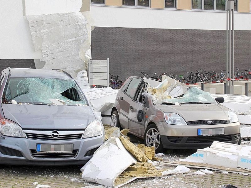 Kein schöner Anblick für die Fahrzeugbesitzer.