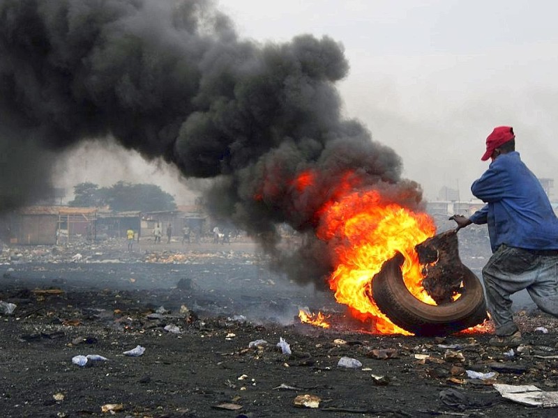 In Agbogbloshie in Ghana sorgten vor allem der falsche Umgang mit ...