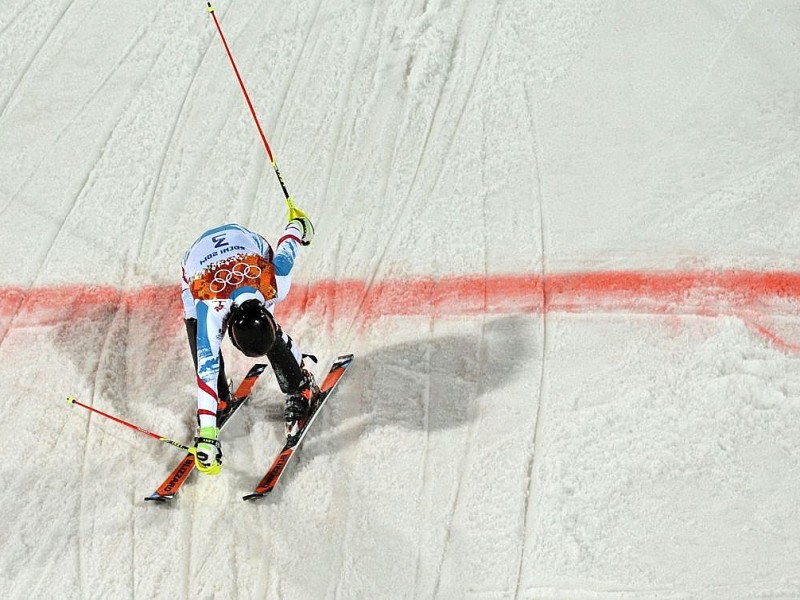 Slalom-Gold ging nach Österreich - Mario Matt bestätigte seine starke Zeit aus dem ersten Lauf. Silber ging an seinen Landsmann  Marcel Hirscher, Bronze bekam der Norweger Henrik Kristoffersen.