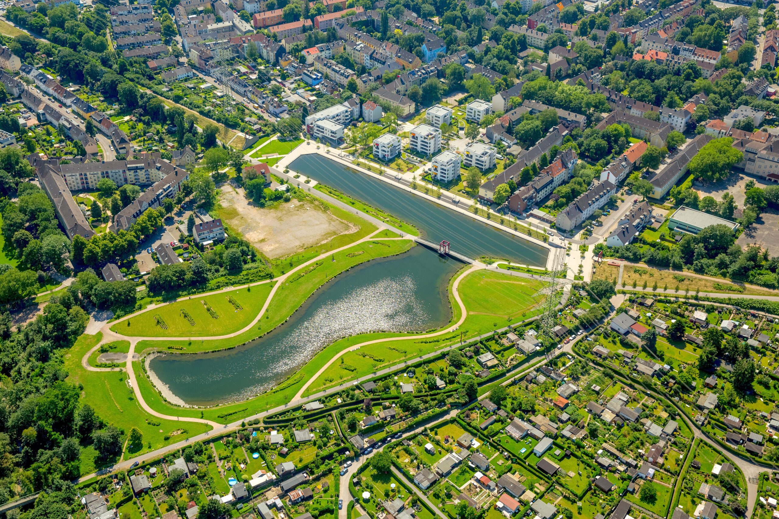 Der Niederfeldsee in Altendorf.