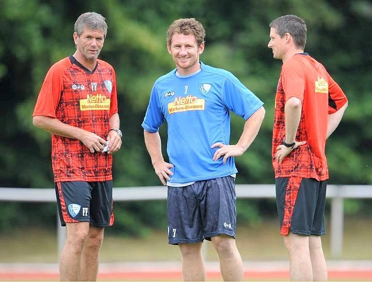 Ziel war der Wiederaufstieg - Positive Stimmung beim Trainingsauftakt des VfL Bochum mit dem neuen Trainer Friedhelm Funkel.