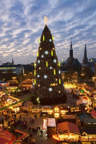 Erste Illuminierung der Riesentanne auf dem Dortmunder Weihnachtsmarkt am 17.11.2011.Foto: Knut Vahlensieck