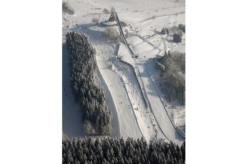 Sprungschanze Winterberg.