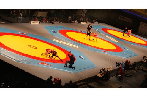 Bis Sonntag ringen die Athleten in Dortmunds Westfalenhalle um EM-Titel. 