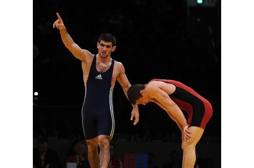 Jabrayil Hasanov gewann den Freistil-Titel in der Kampfklasse 66 kg.