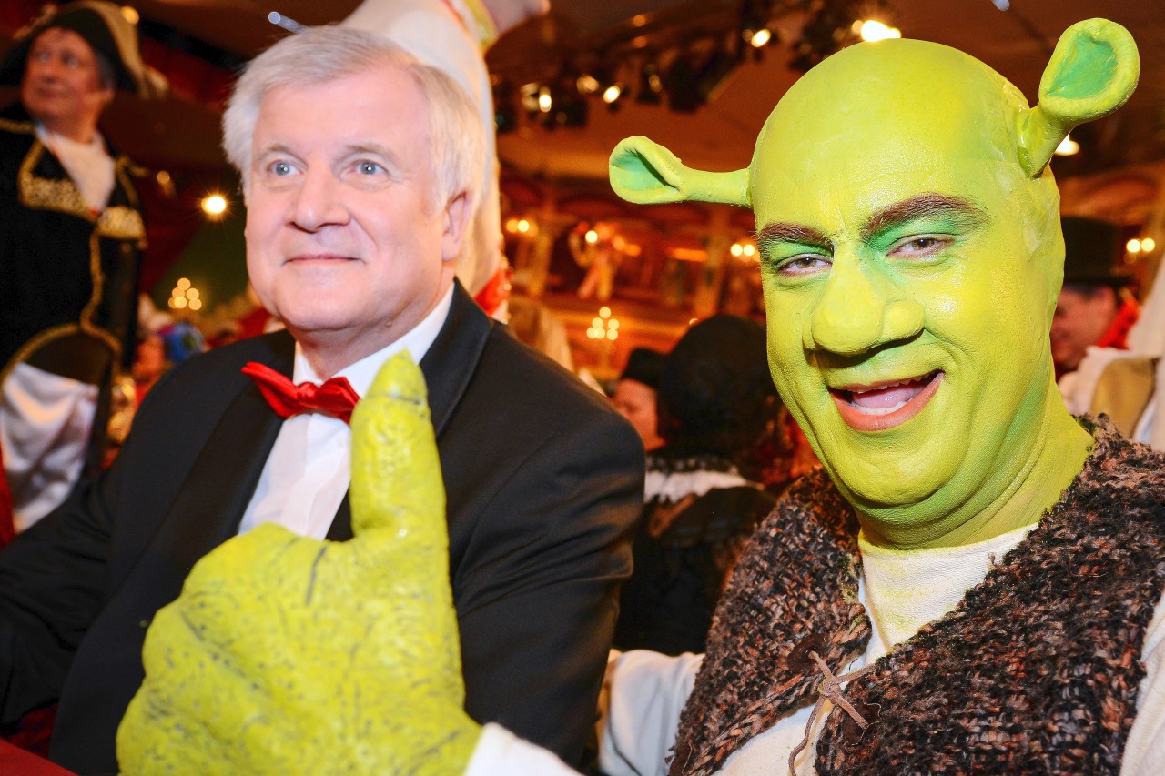 Markus Söder als Shrek.