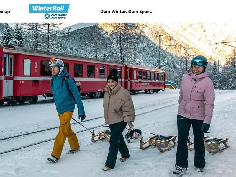 Alles ohne Auto: Auf "Winterrail.eu" finden sich Destinationen, die gut mit dem Zug erreichbar sind - und viele weitere Wintersport-Tipps.