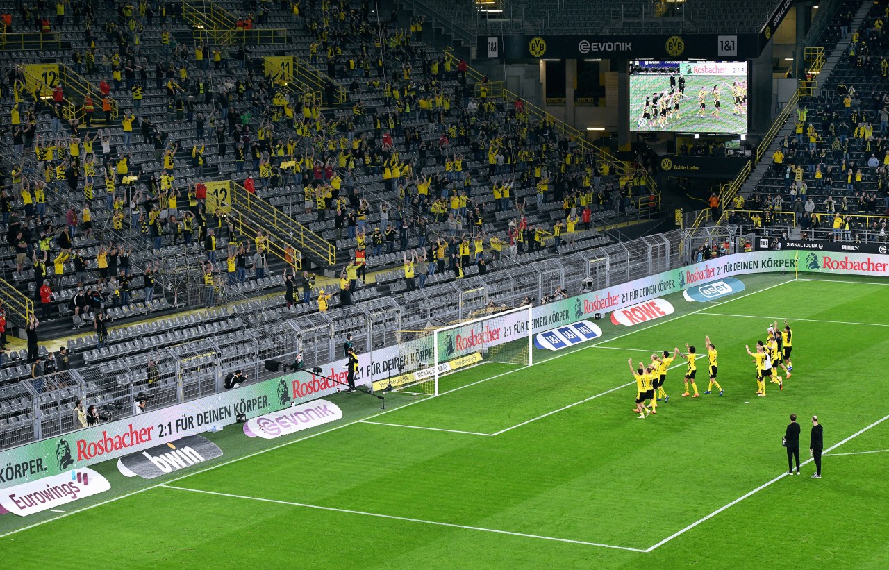 Im Signal Iduna Park werden nur 25.000 Zuschauer dabei sein.