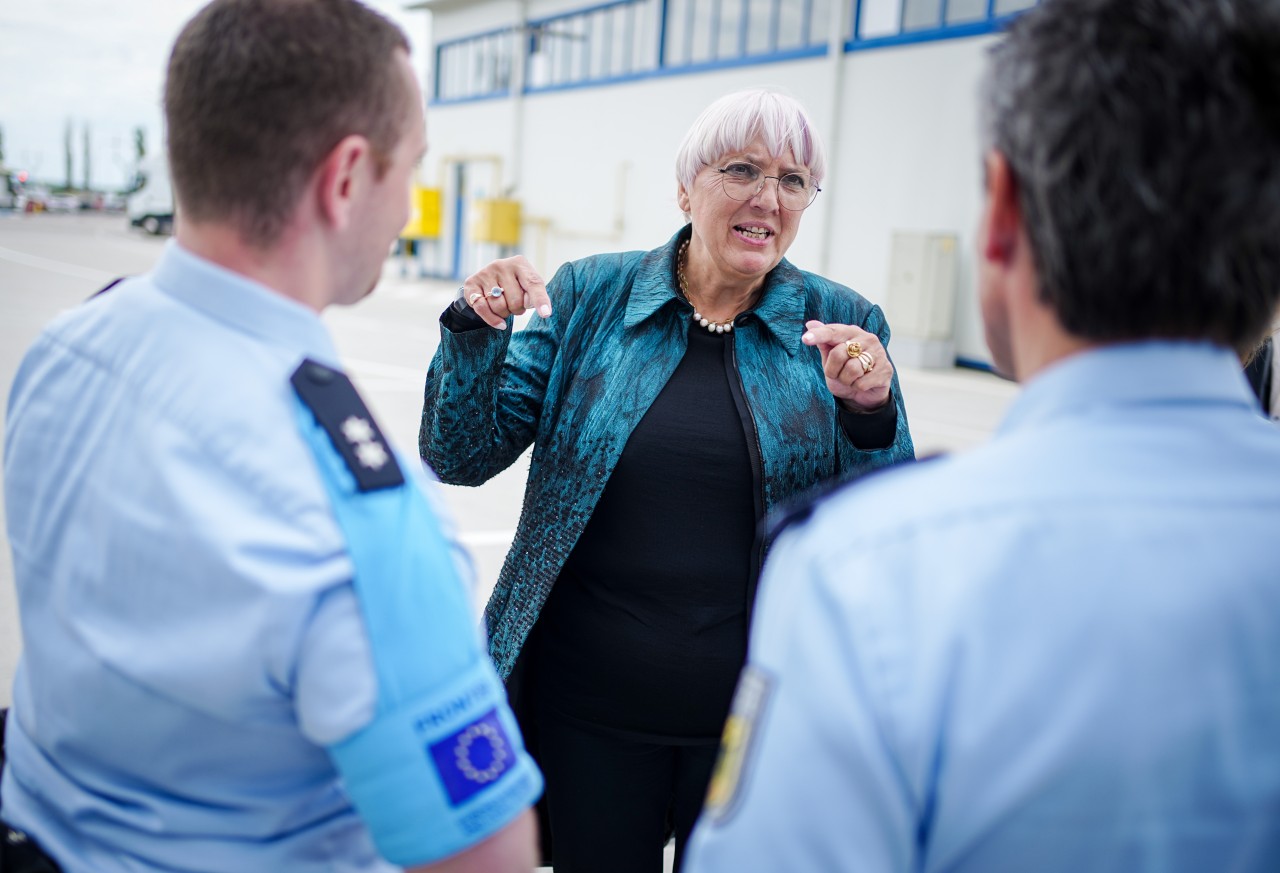 Claudia Roth in Odessa. 