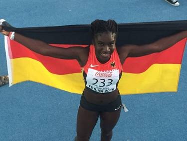 Keshia Kwadwo ist eines der größten deutschen Sprinttalente.