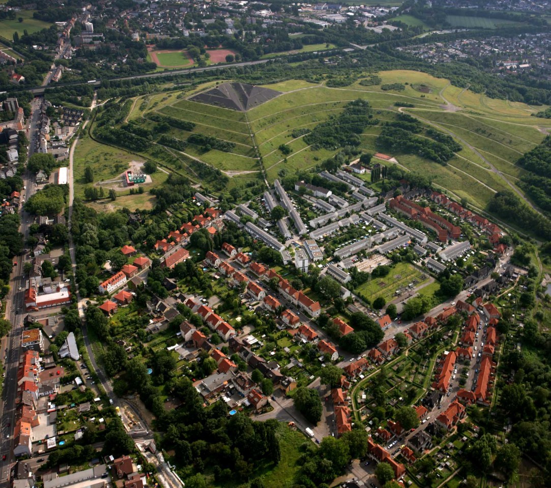 Luftbild der Siedlung Schüngelberg in Gelsenkirchen-Buer (2008)
