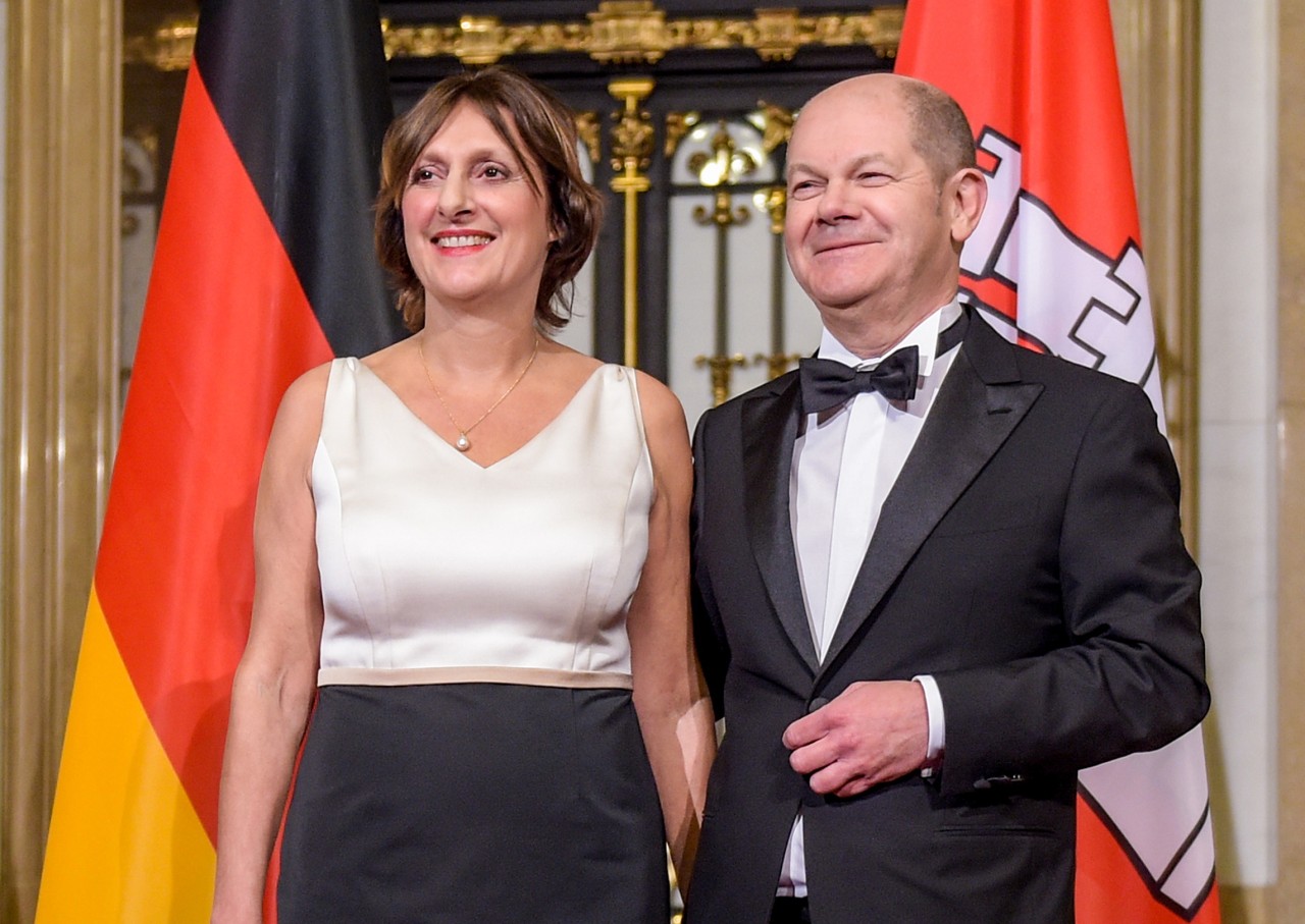 Olaf Scholz und seine Ehefrau Britta Ernst, hier auf einem Foto aus dem Jahr 2018. 