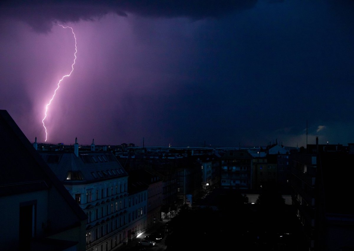 Wetter Blitzeinschlag