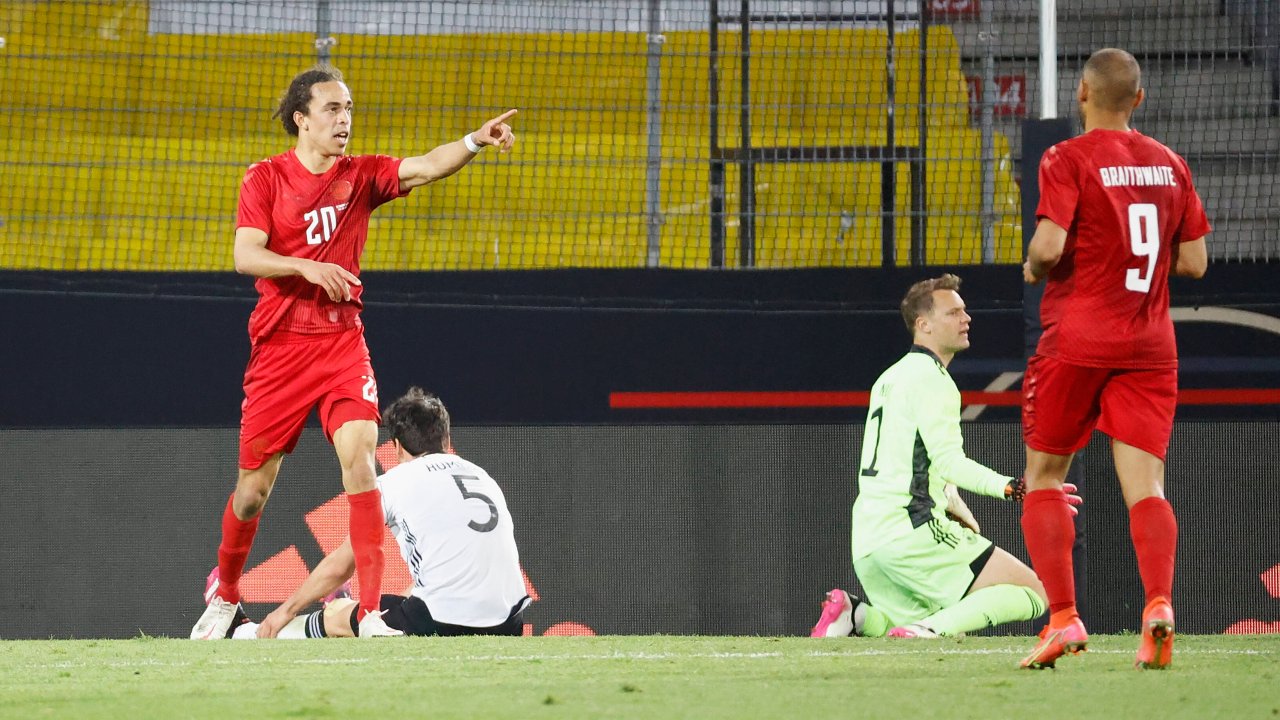 Deutschland Dänemark Eiskalter Poulsen ärgert dominantes DFBTeam