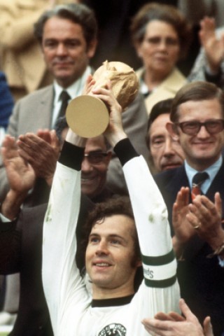 Weltmeister als Spieler: Franz Beckenbauer 1974