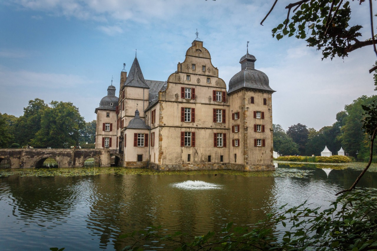 Dortmund: Schloss Bodelschwingh, das älteste Wasserschloss Dortmunds.