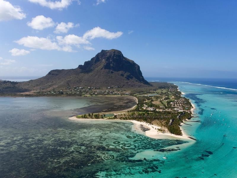 Der Berg Le Morne ist die markanteste Erhebung von Mauritius.