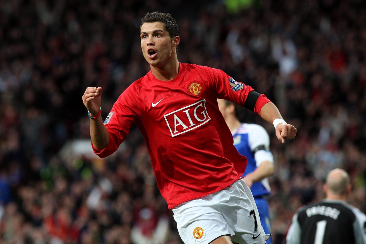 Cristiano Ronaldo spielte bereits von 2003 bis 2009 bei Manchester United.