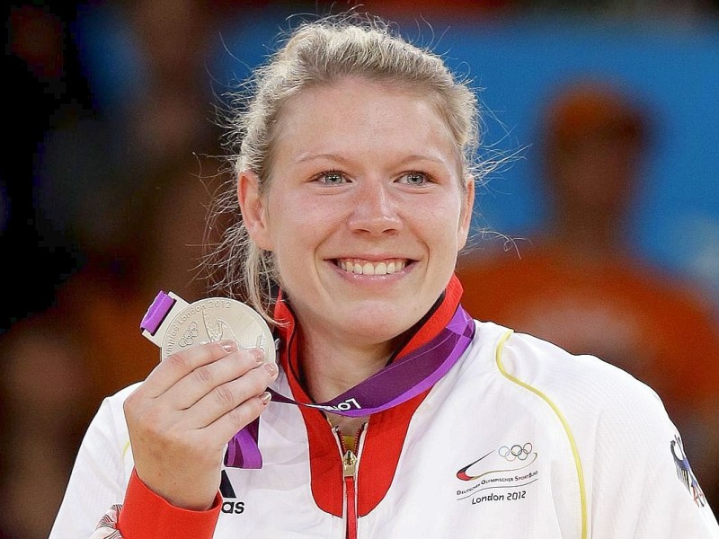 Judoka Kerstin Thiele sicherte sich Silber bei ihrem  Olympia-Debüt.