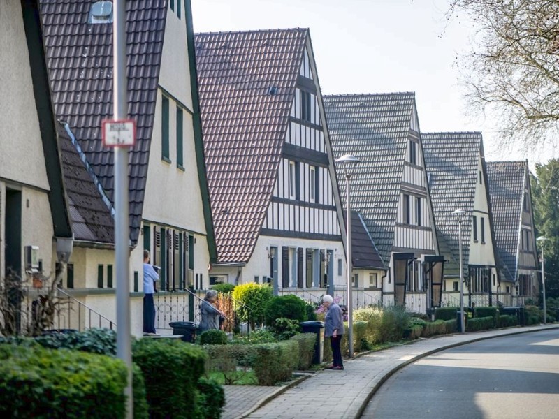 Die Zechensiedlung Dahlhauser Heide in Bochum-Dahle ().