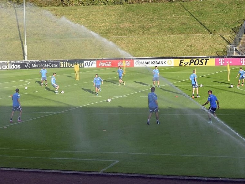 Abschlusstraining der Nationalmannschaft in Essen.